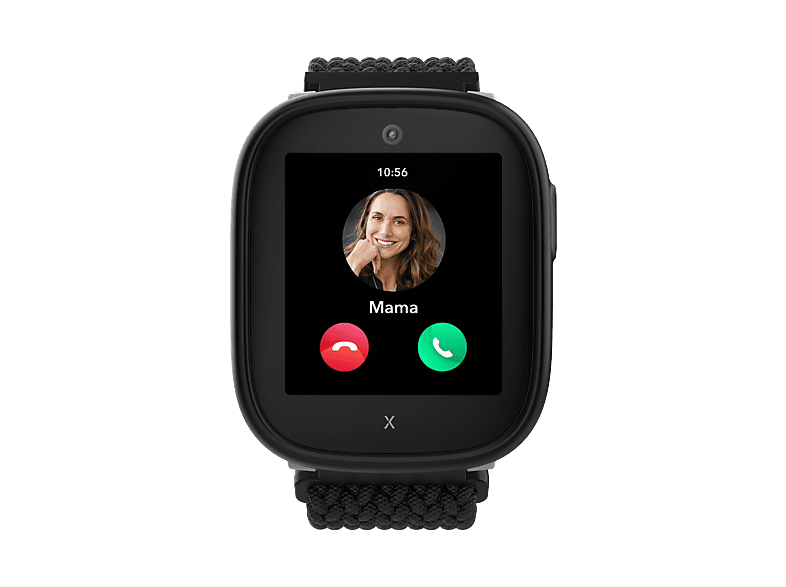 XPLORA X6Play eSIM (2. Gen.) Kinderuhr in Schwarz Smartwatch Textil, Schwarz