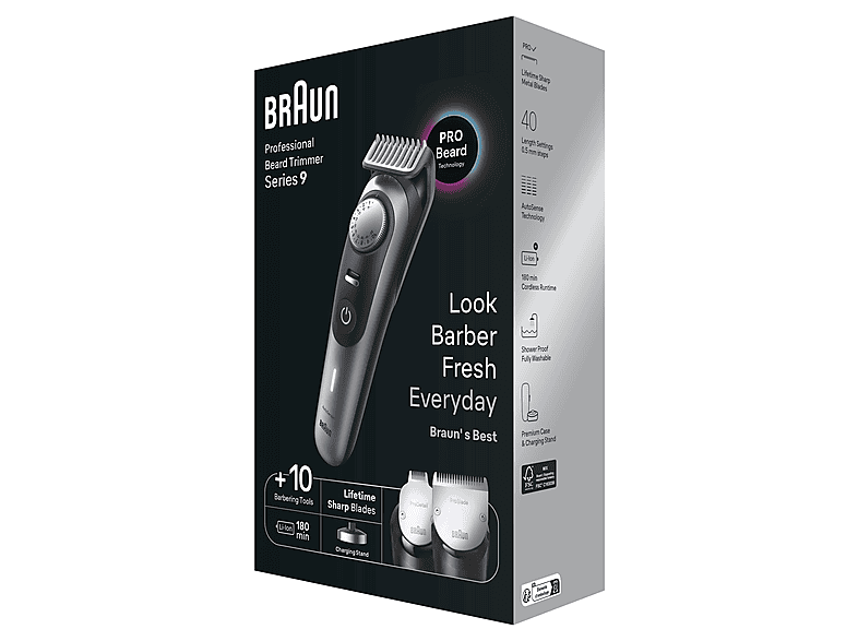 BRAUN Series 9 BT9420 Profesyonel Berber Araçları Dahil Saç ve
