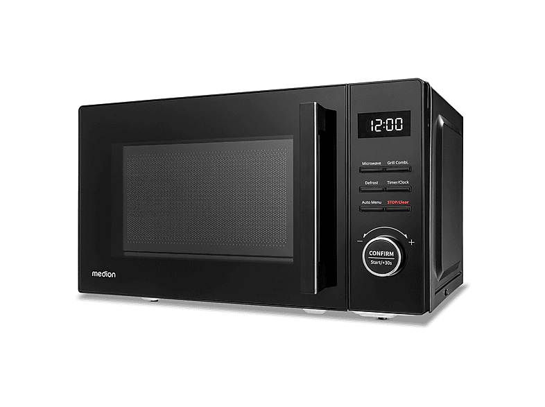 Micro-ondes combiné MEDION MD 14482 - 20 L - 800 W - Noir, Acier