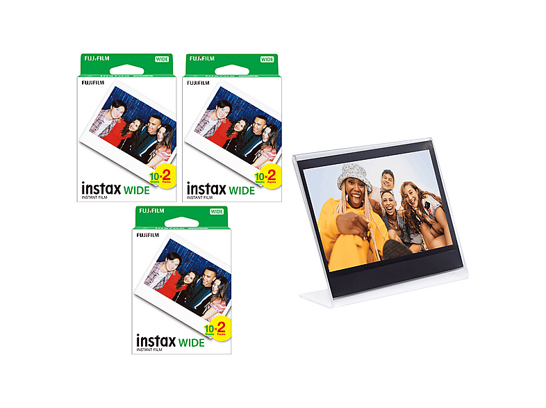 FUJIFILM Instax Wide 60'lı Film ve Pleksi Fotoğraf Çerçevesi