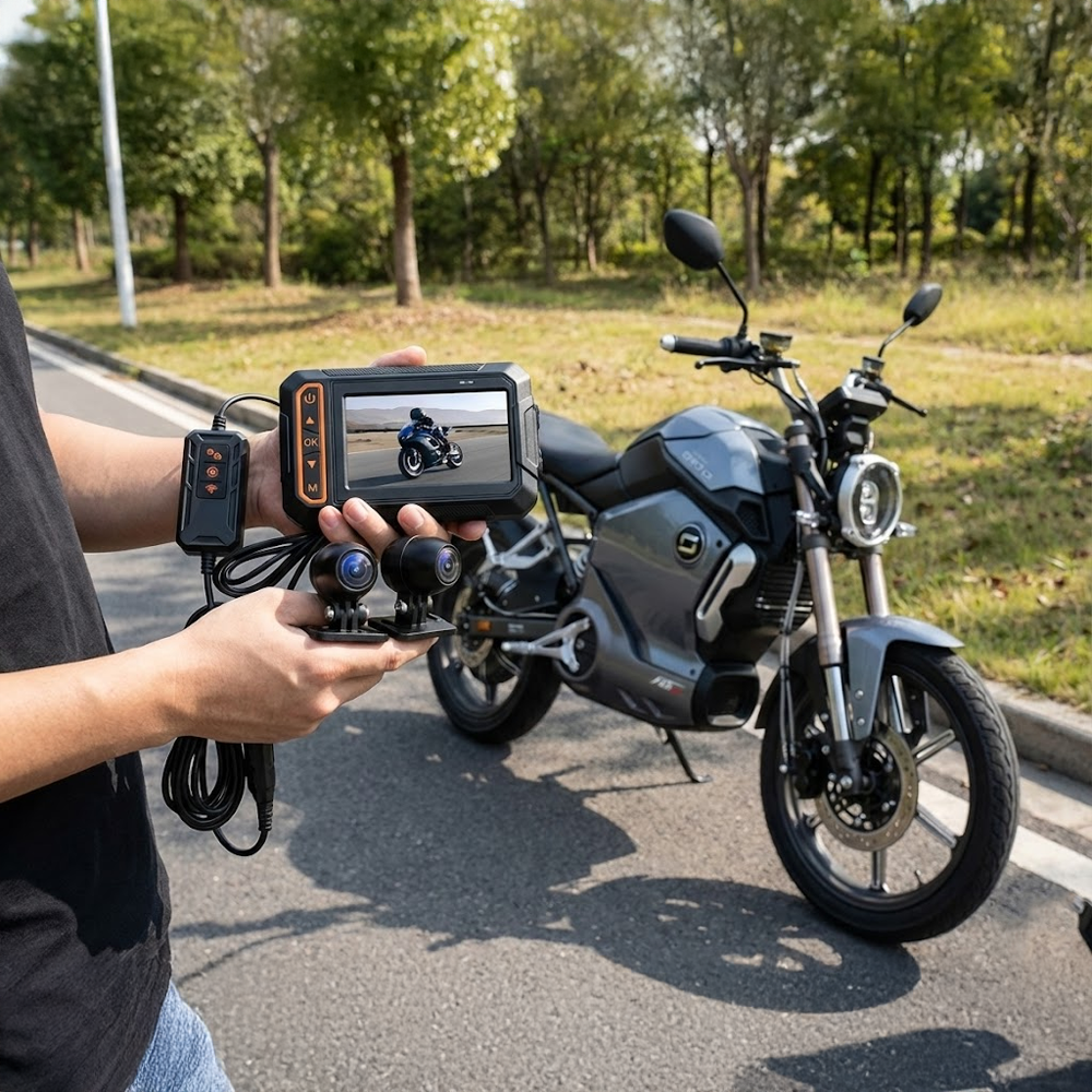 TORIMA M5F Ultra HD Wi-Fi Panaromik Motosiklet Gözetleme Aksiyon
