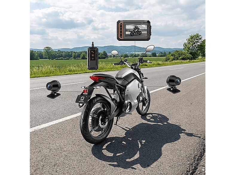 TORIMA M5F Ultra HD Wi-Fi Panaromik Motosiklet Gözetleme Aksiyon