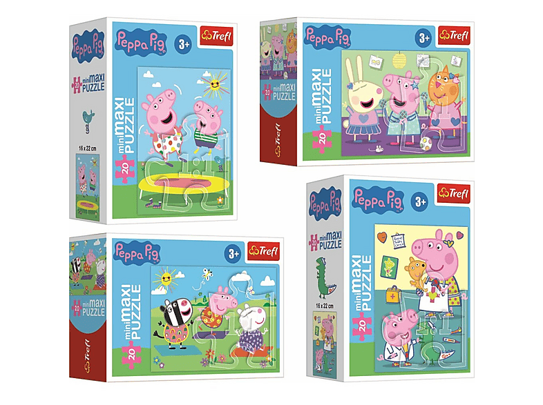 TREFL Display Puzzle Peppa Pig 20 Teile (24 Stück) Puzzles | MediaMarkt