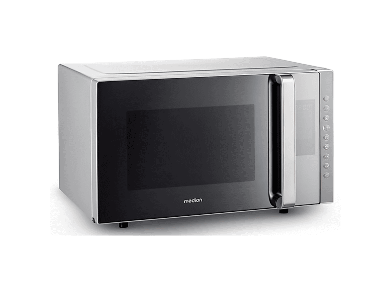 MEDION Microonde (20 litri, 700 watt, piccolo, compatto e salvaspazio, 5 impostazioni microonde, funzione scongelamento, funzione timer, MD11475) bianco