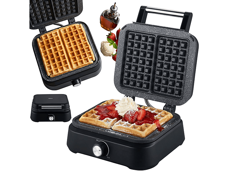 ZILAN ZLN-3959 Waffeleisen Schwarz
