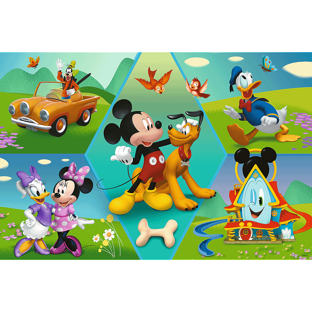 TREFL Puzzle Super Shape XXL Mickey Mouse: Spaß 60 Teile Puzzles ...