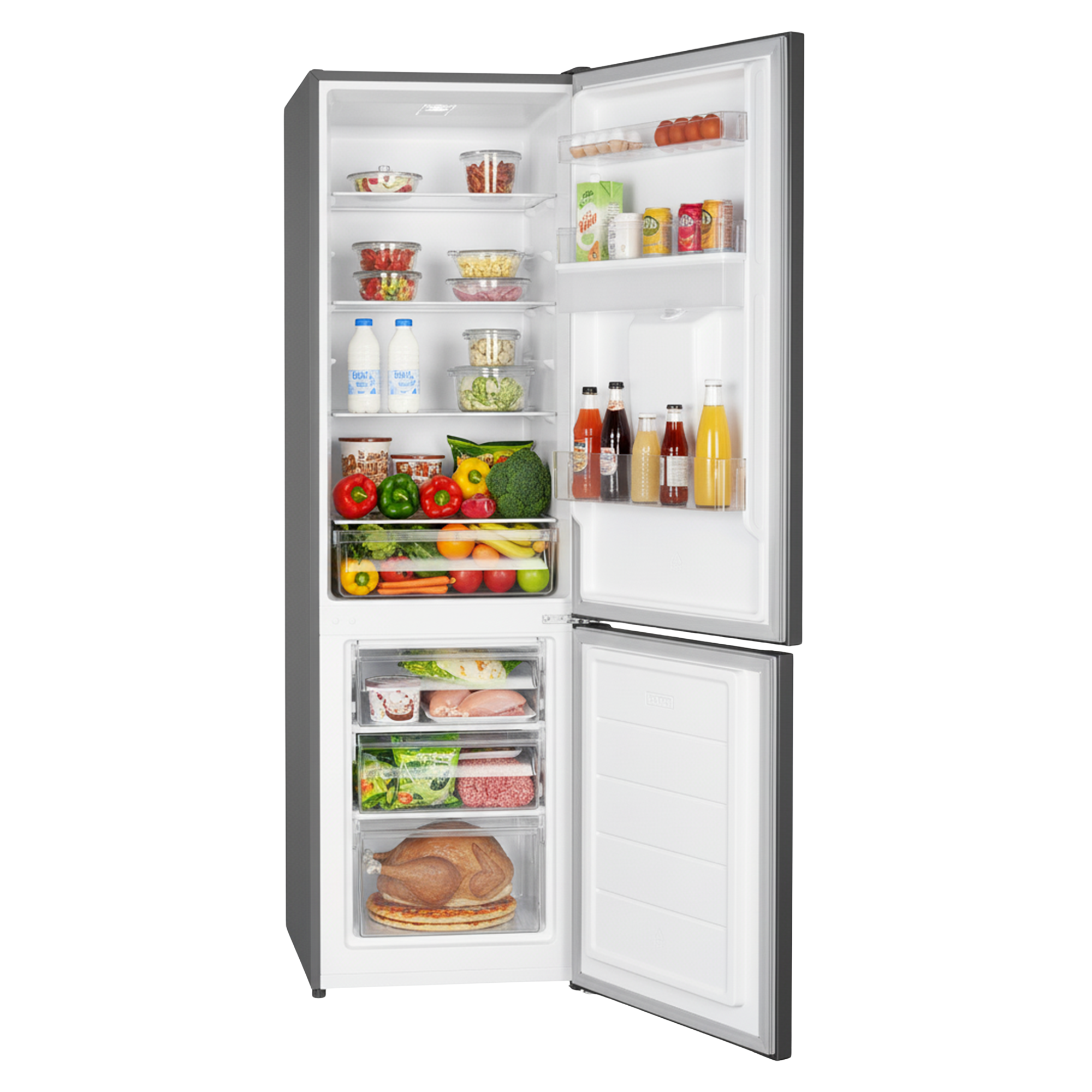 HEINNER HC-HM260XWDE++ Koel-vriescombinatie | Vrijstaand - Breedte