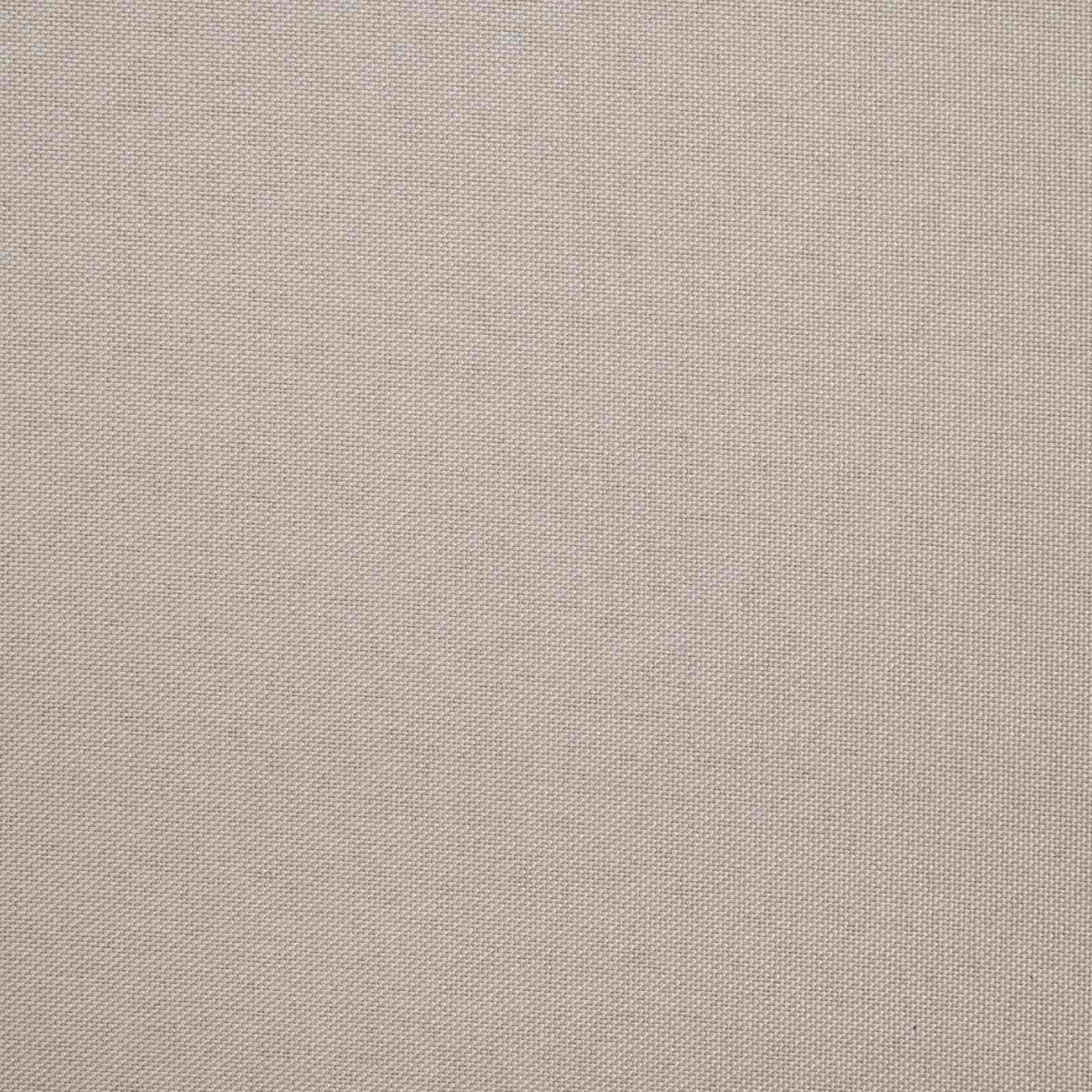 Nahaufnahme eines beigefarbenen Stoffes. Das Gewebe ist sichtbar und erzeugt eine strukturierte Oberfläche. Die Farbe ist ein neutrales Hellbraun.