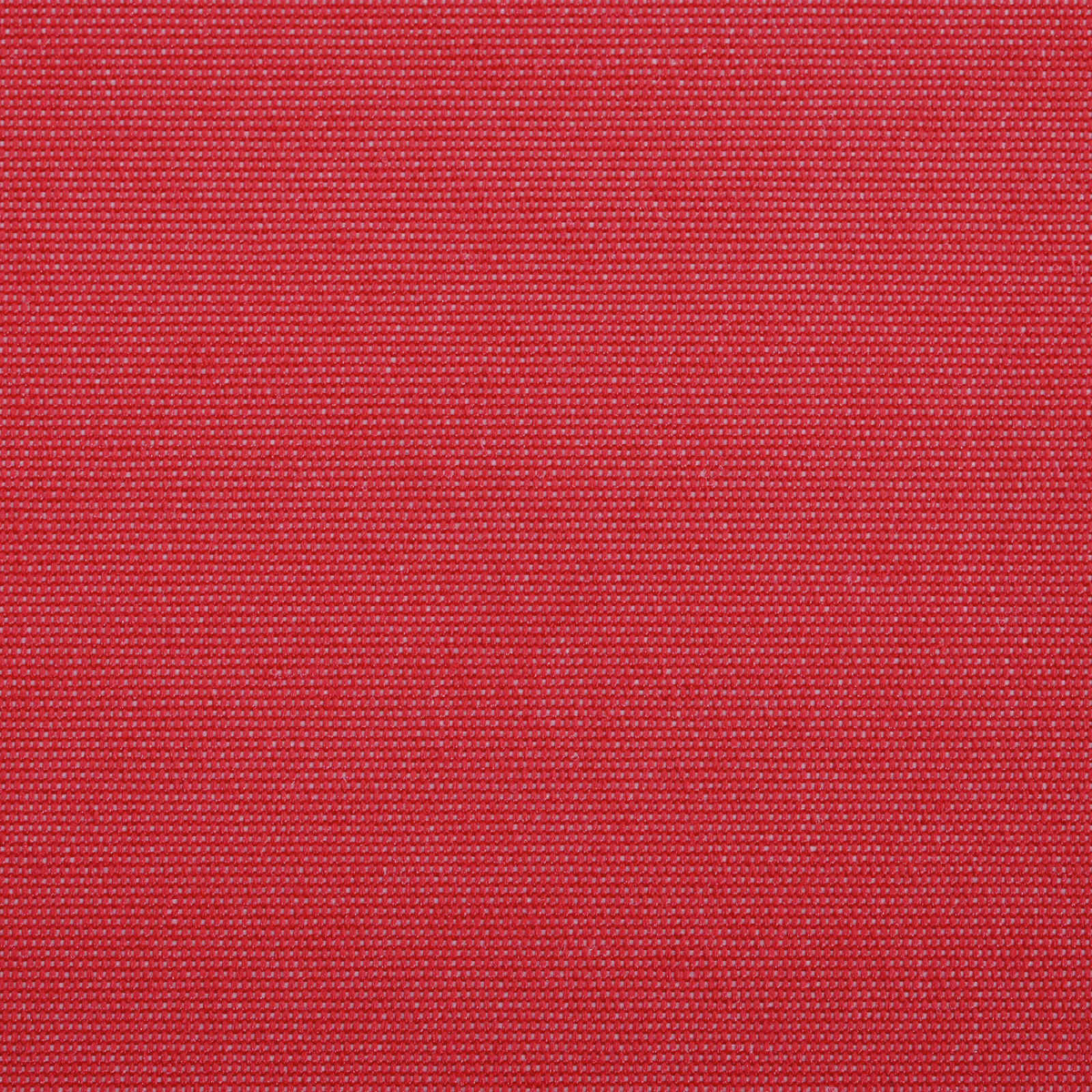 Nahaufnahme einer roten Stoffstruktur. Das Material hat ein gewebtes Muster mit kleinen sichtbaren Fasern, wodurch eine strukturierte Oberfläche entsteht.