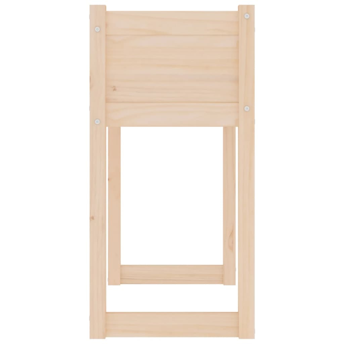 Ein leichter Holztisch mit rechteckiger Platte und vier Beinen. Der Hintergrund ist weiß.