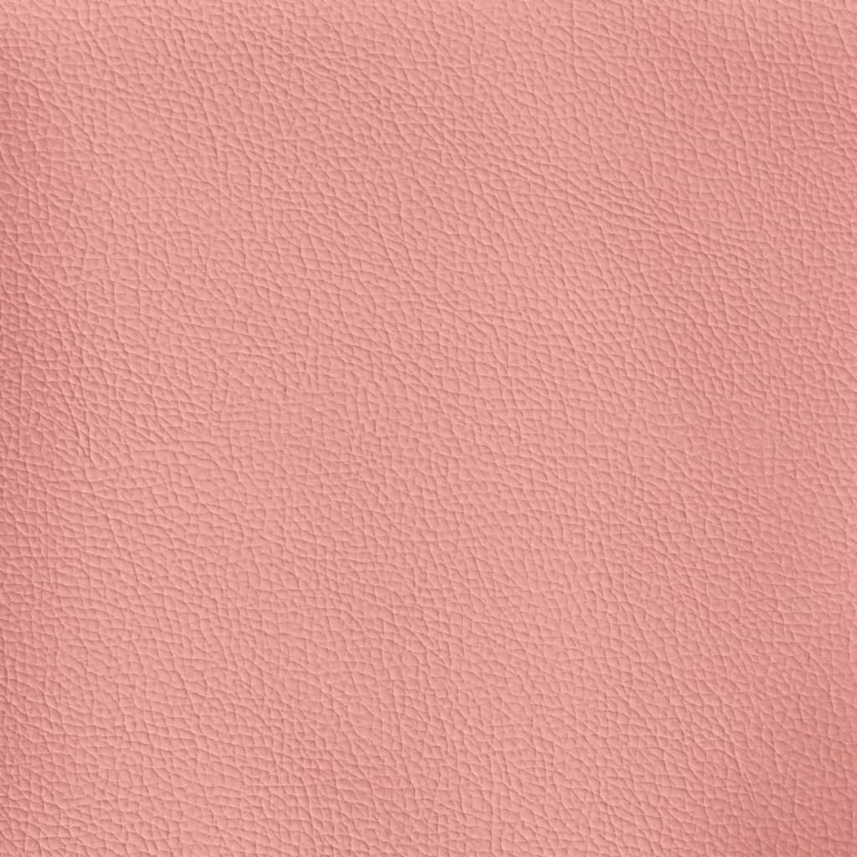 Nahaufnahme einer rosa Lederstruktur. Die Oberfläche hat ein detailliertes, leicht raues Muster mit kleinen, unregelmäßigen Unebenheiten.