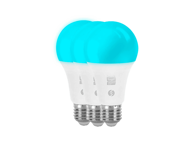 S-LINK Swapp SL-RGB12-3 RGB 12W 50Hz 1000lm Wi-Fi TUYA Destekli 3 Adet Akıllı Ampul