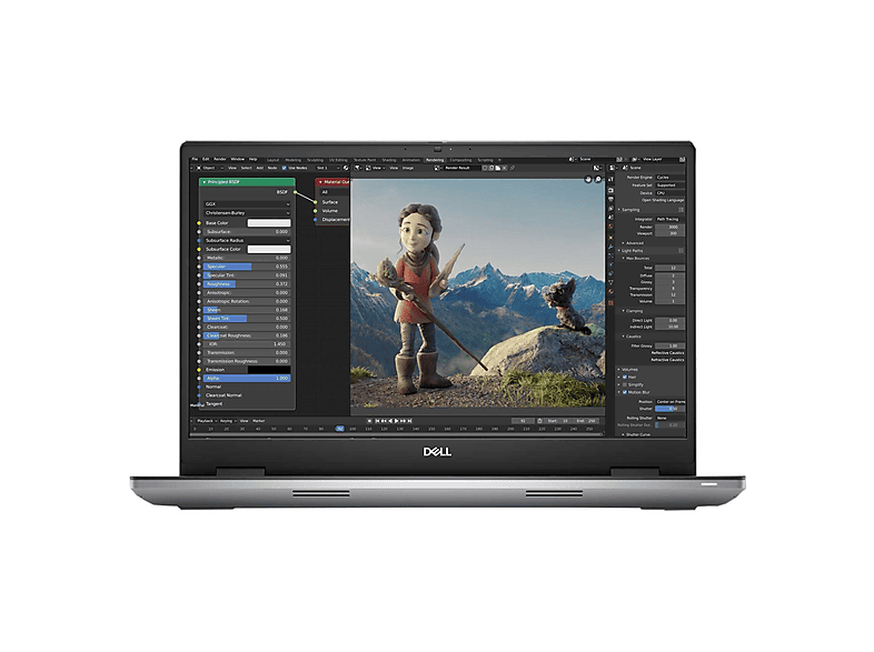 DELL Precision M7780 XCTOP7780EMEA_VP1A9 RTX3500 FHD Intel Core i7-13850HX 64 GB RAM 2 TB SSD 17,3 inç Windows 11 Pro Laptop Gri