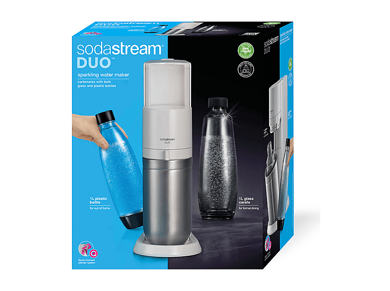 SODASTREAM 1016812490 DUO Wassersprudler Weiß