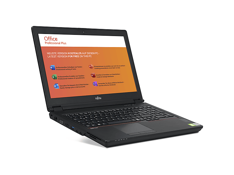 Fujitsu ノートPC ,i7 Cad catia, Autocad FUJITSU Celsius H7510 CAD Workstation, Notebook mit 15,6 Zoll