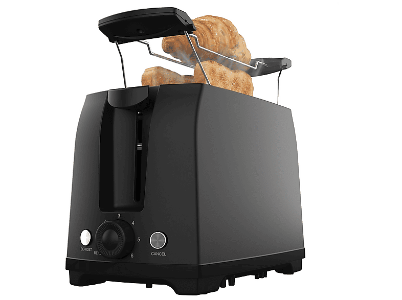 VIVID GREEN VG002124 Broodrooster Zwart