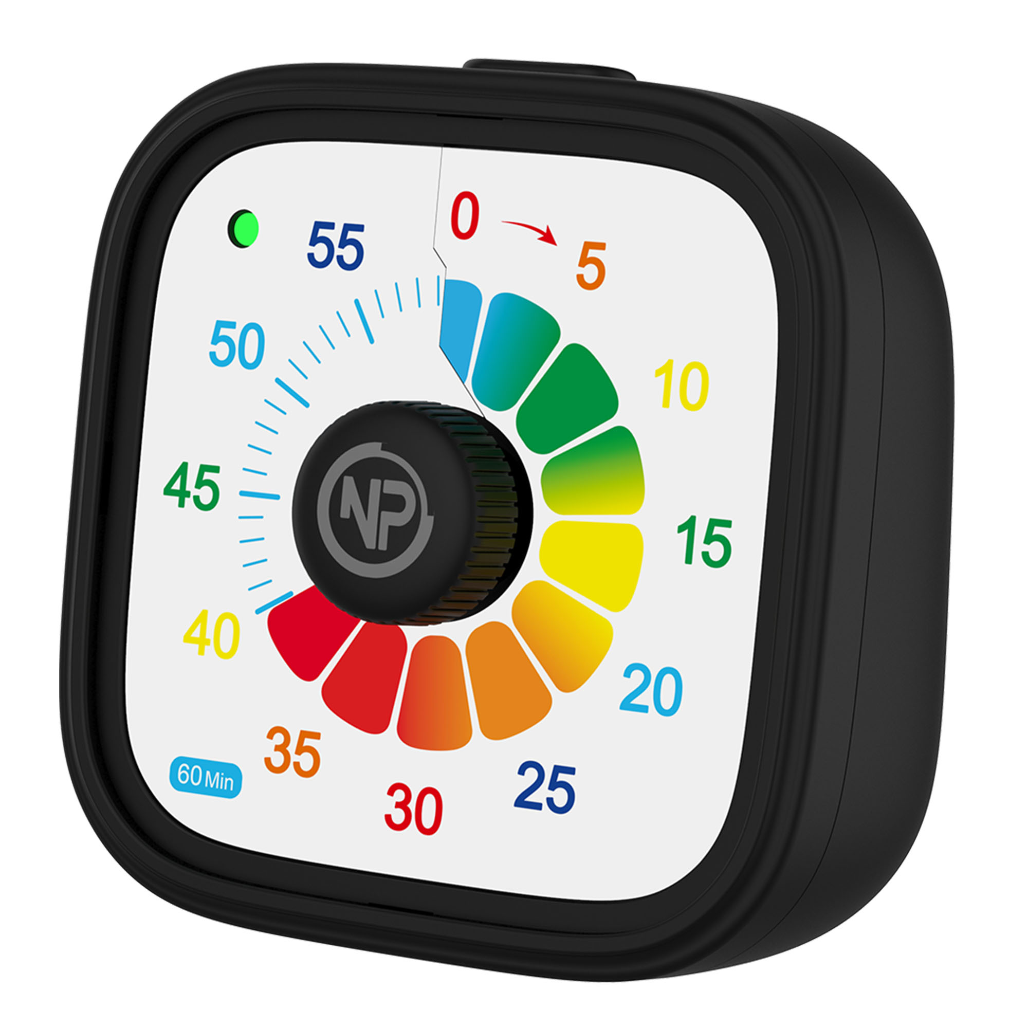 NPO NPT31R Mutfak Ders Yemek için 60dk Analog Alarm Zamanlayıcı Pomodoro Öğrenci Motivasyon Saati