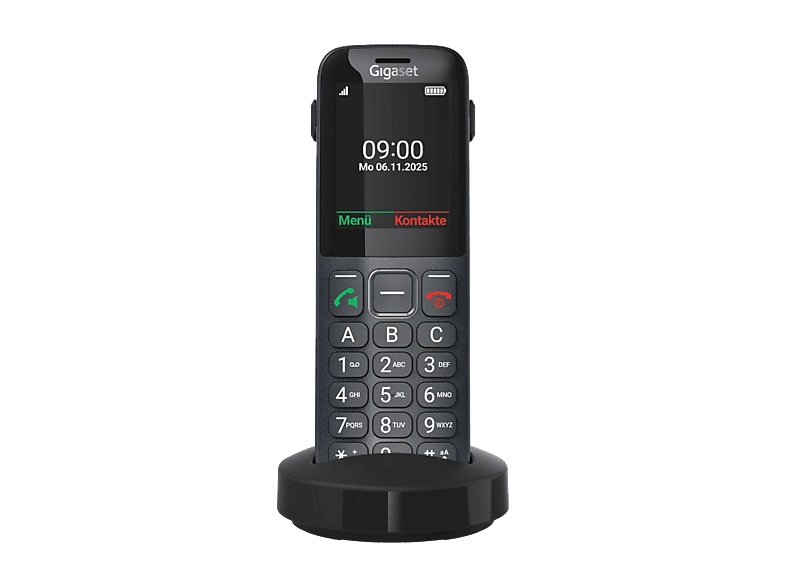 GIGASET COMFORT 600 SIM (4G/LTE) Telefon mit SIM Karte Tastenhandy, Silber