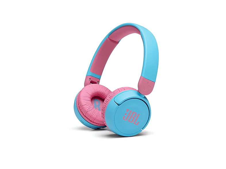 JBL Jr310 BT On-Ear Kinder-Kopfhörer - Rot-Blau – Kabellose Bluetooth-Ohrhörer mit Headset und Fernbedienung – Ideal für Schule und Freizeit