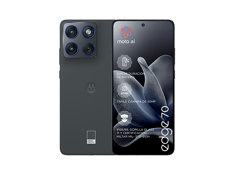 MOTOROLA Edge 70 512 GB Grau