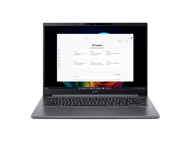 ACER TravelMate X4, Office 2024 Pro, Notebook, mit 14 Zoll Display, Intel® Core™ Ultra 7, 32 GB RAM, 2 TB SSD, Intel® Arc™ 140V, Steel Gray, Windows 11 Pro