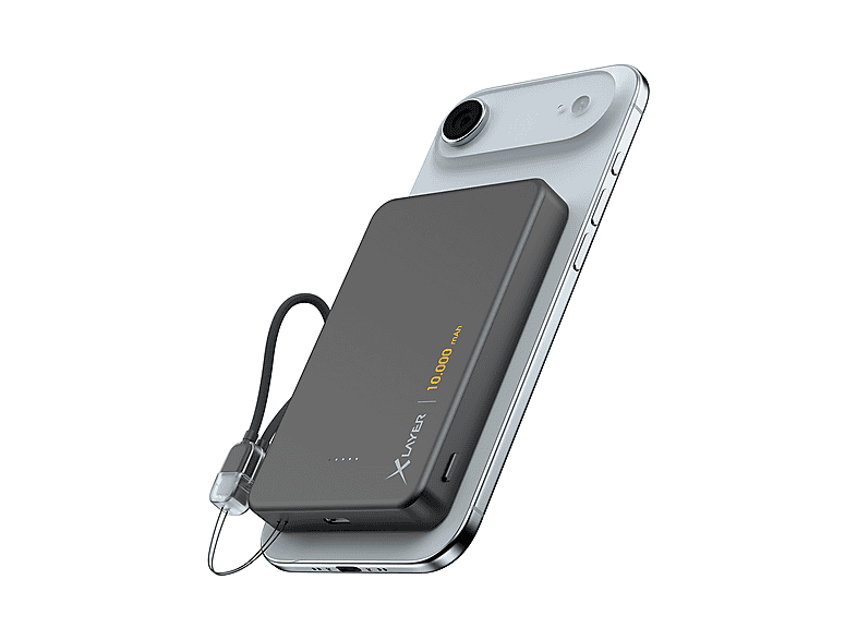 XLAYER Ultra Slim Powerbank 10000 mAh schwarz