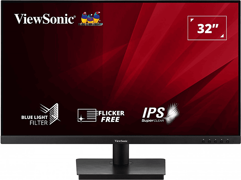 VIEWSONIC VA3209-2K-MHD 32 Zoll WQHD Monitor (4 ms Reaktionszeit , 75 Hz , 75 Hz nativ)