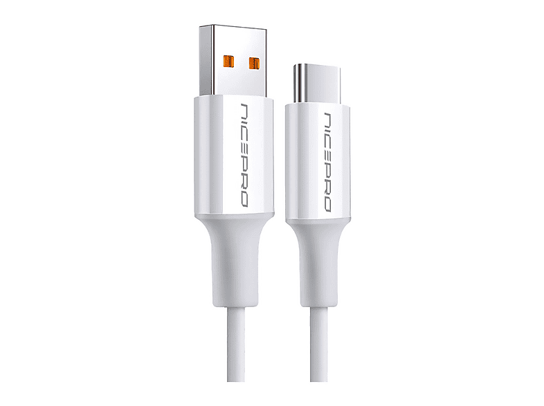 NPO UTC02 60W 20 CM TPE USB to Type-C Hızlı Şarj ve Data Kablosu Beyaz