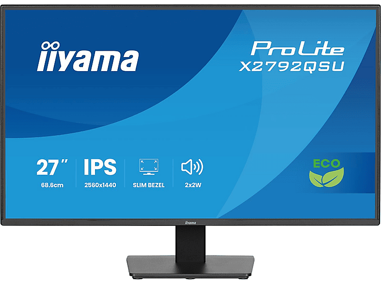 IIYAMA Pro Lite X2792QSU-B1 QHD Display 68,6 cm (27"") 27 Zoll QHD Monitore (3 ms Reaktionszeit  )
