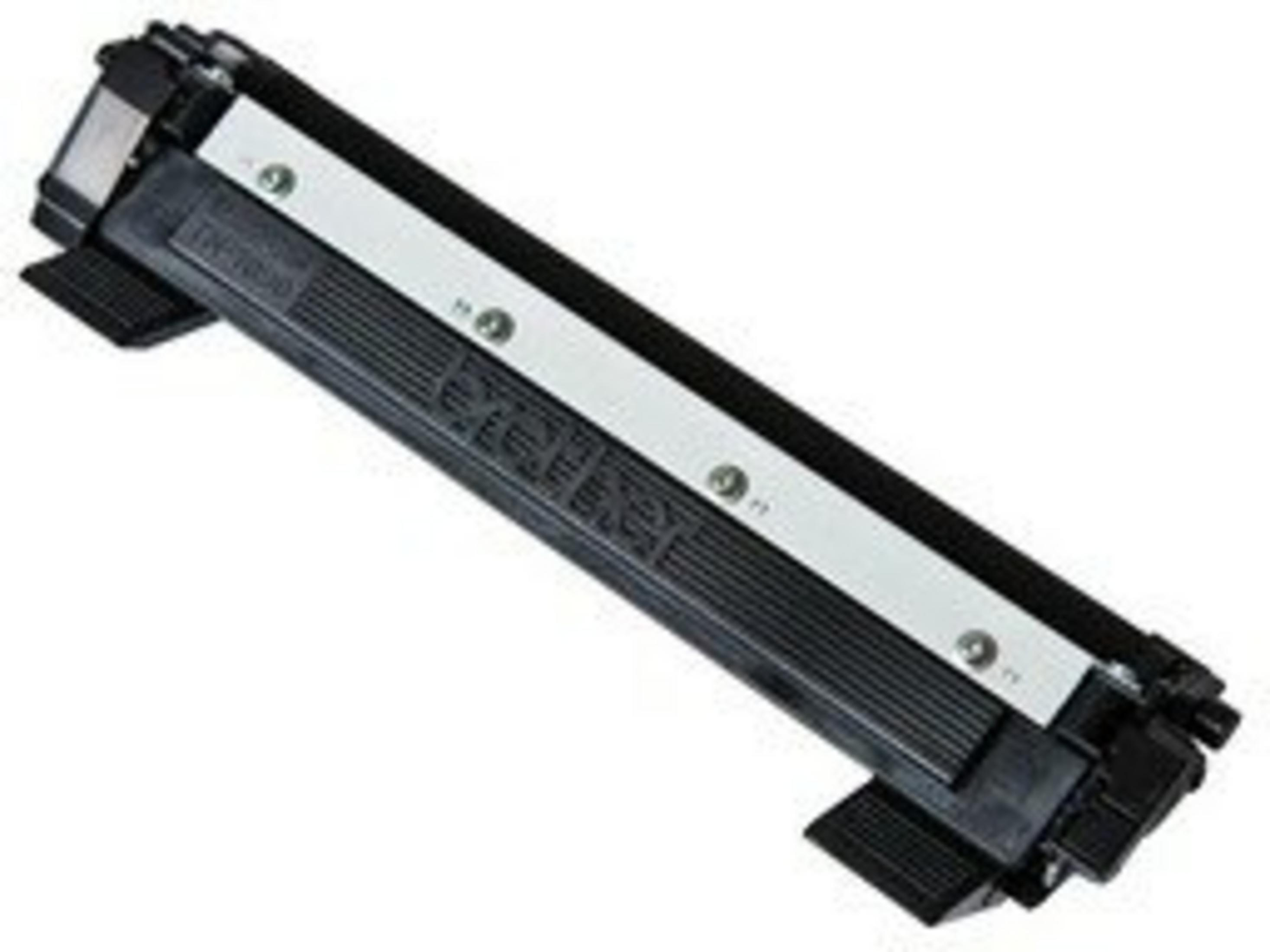 Una cartuccia toner per stampante in bianco e nero con il marchio 'ezexer'.
