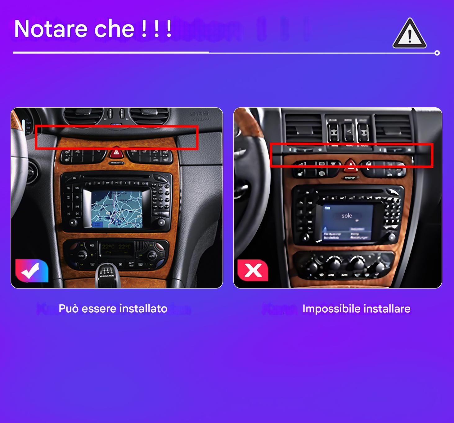 L'immagine mostra due cruscotti. Quello a sinistra reca la scritta 'Può essere installato' e quello a destra 'Impossibile installare'.