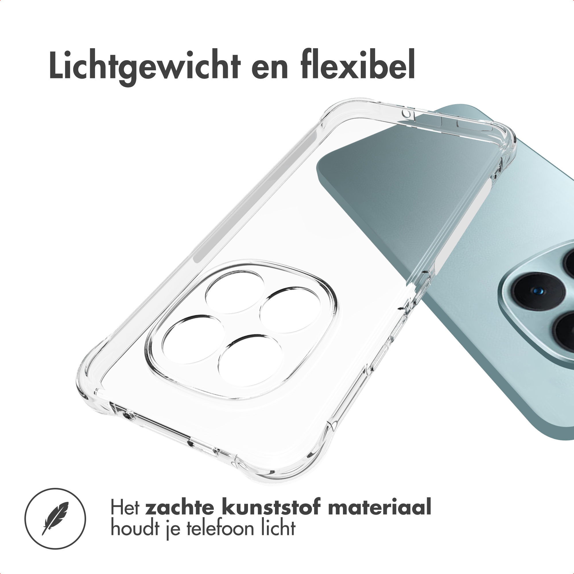 ACCEZZ Clear Backcover Geschikt Voor Xiaomi Redmi Note 14  4G Transparant 151105546