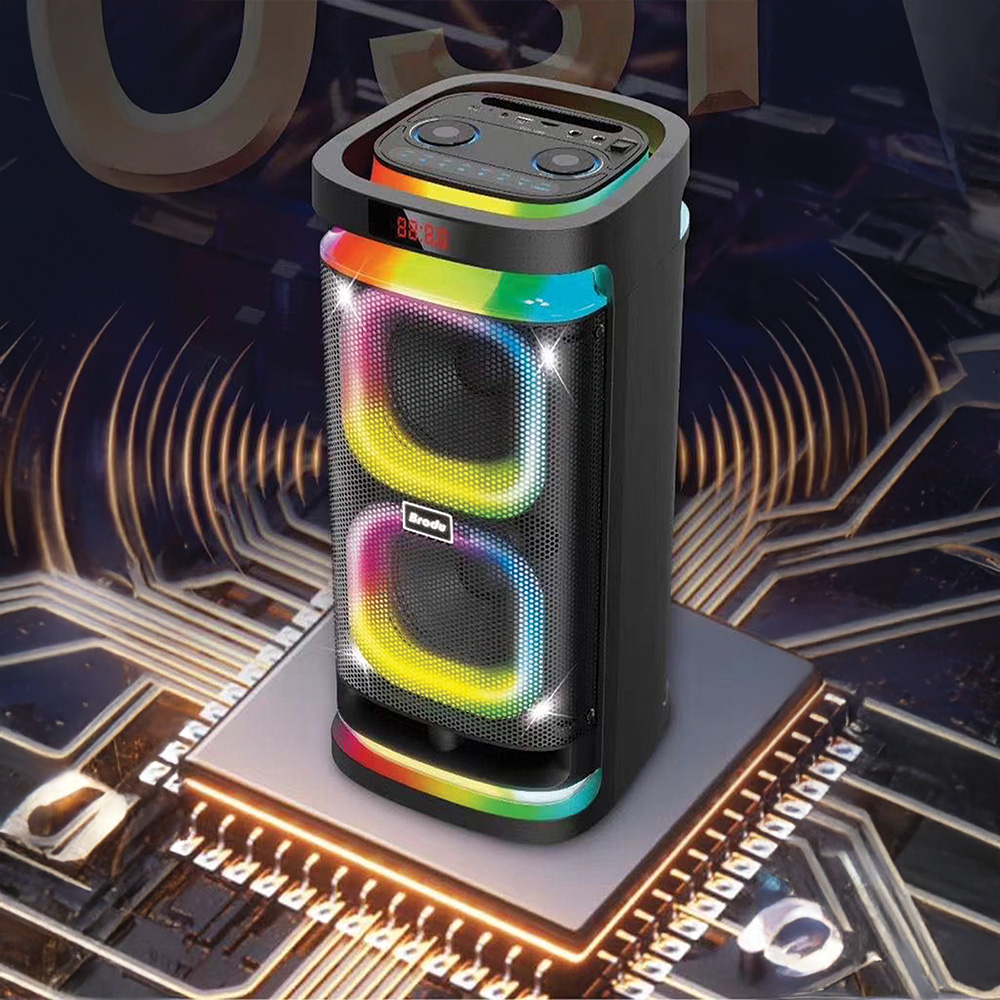 TORIMA BTS-1989 Rgb Işıklı Karaoke Mikrofonlu Kumandalı Bluetooth