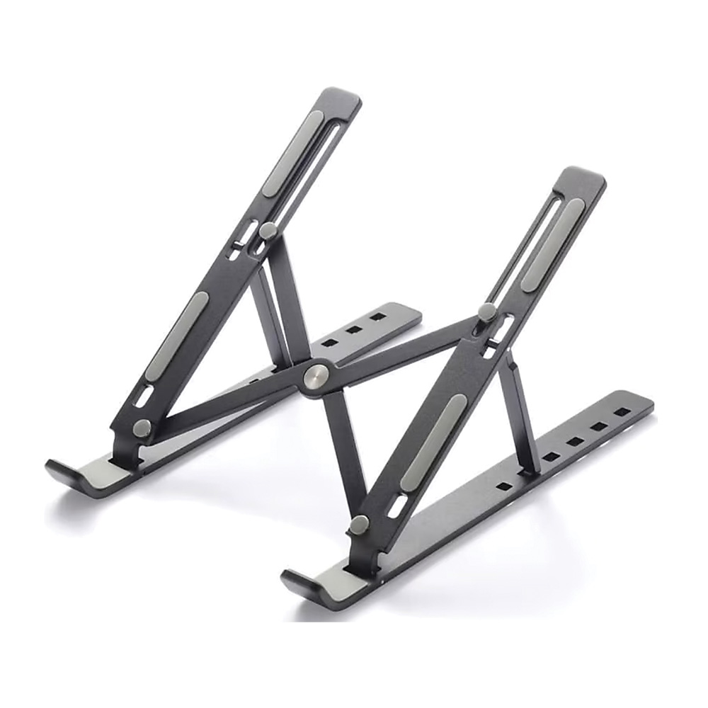 TORIMA JX-18 Laptop Macbook Notebook Katlanabilir Taşınabilir Metal Stand Gümüş