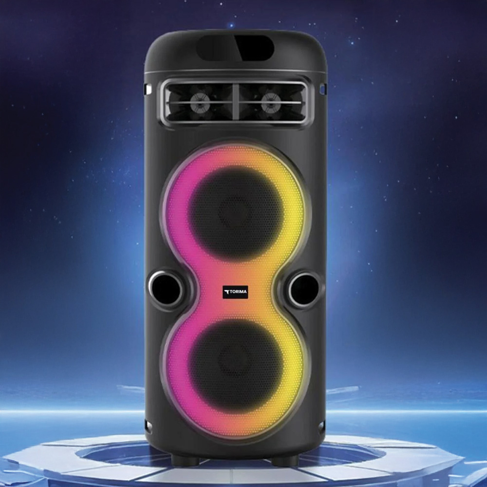 TORIMA D41 RGB Işıklı Mikrofonlu Bluetooth Hoparlör Siyah Fiyat