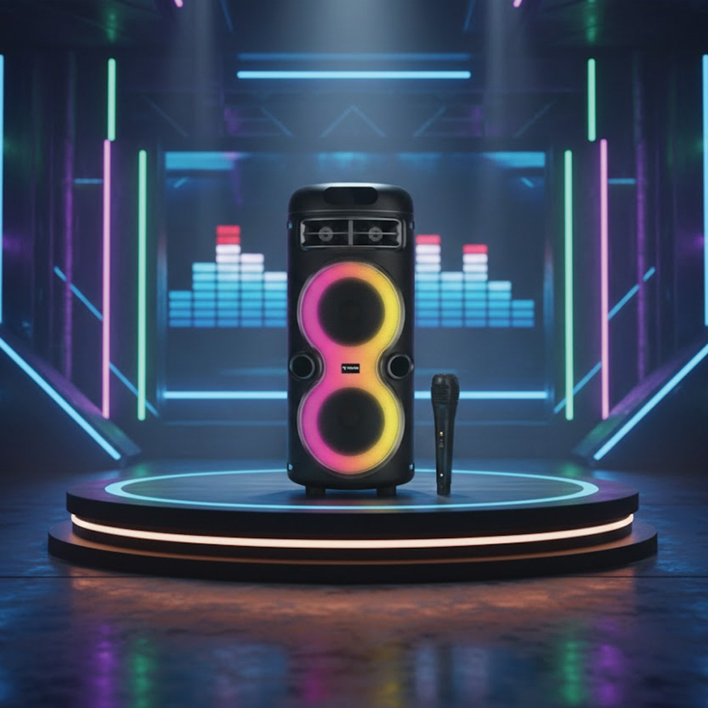 TORIMA D41 RGB Işıklı Mikrofonlu Bluetooth Hoparlör Siyah Fiyat