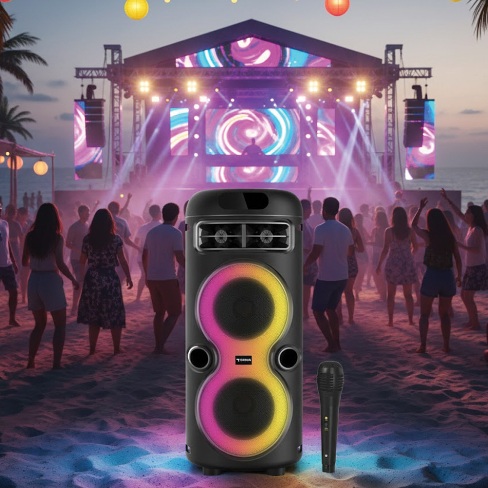 TORIMA D41 RGB Işıklı Mikrofonlu Bluetooth Hoparlör Siyah Fiyat