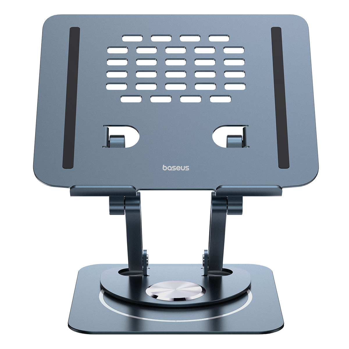 BASEUS Dizüstü Bilgisayar ve iPad Tablet İçin Katlanabilir 360 Derece Döndürülebilir Stand Gri