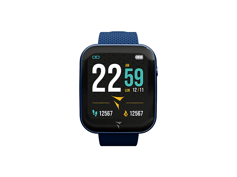 TECHMADE Smartwatch - Unisex Smart Watch Silicone, Blau