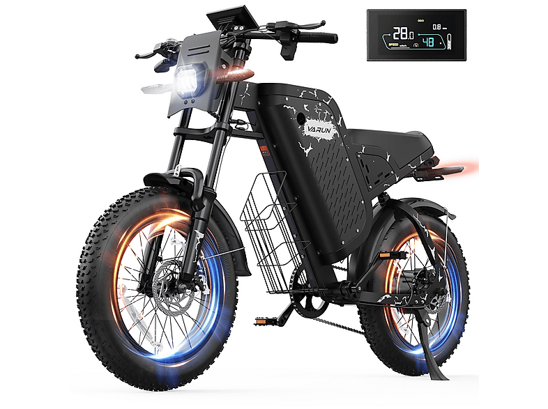 VARUN X-Plorer Raptor Mountainbike (Laufradgröße: 20 Zoll, Unisex-Rad, Weiß)