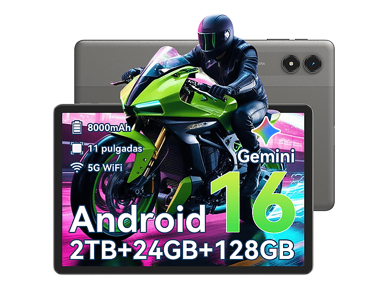 Tablet TABWEE T50 Android 11″, 128 GB, Grigio – Prestazioni e Spazio