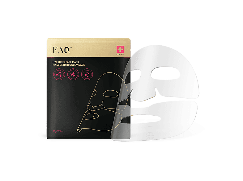 FOREO FAQ Glass Skin Kolajen Hidrojel 5'li Yüz Maske Şeffaf
