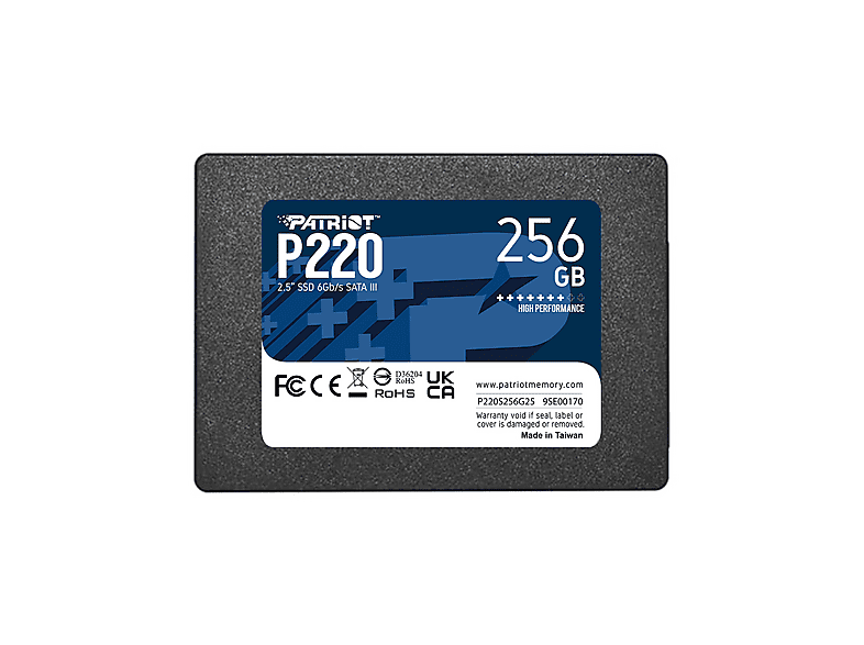 PATRIOT MEMORY P220 SATA 6 Gbit/s 256 GB SSD