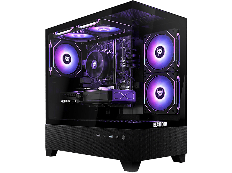 BEASTCOM Q5 | Pro Gaming, Gaming-PC mit AMD Ryzen™ 7, 16 GB RAM, 1 TB SSD, NVIDIA, NVidia GeForce RTX™ 5070, Windows 11 Pro