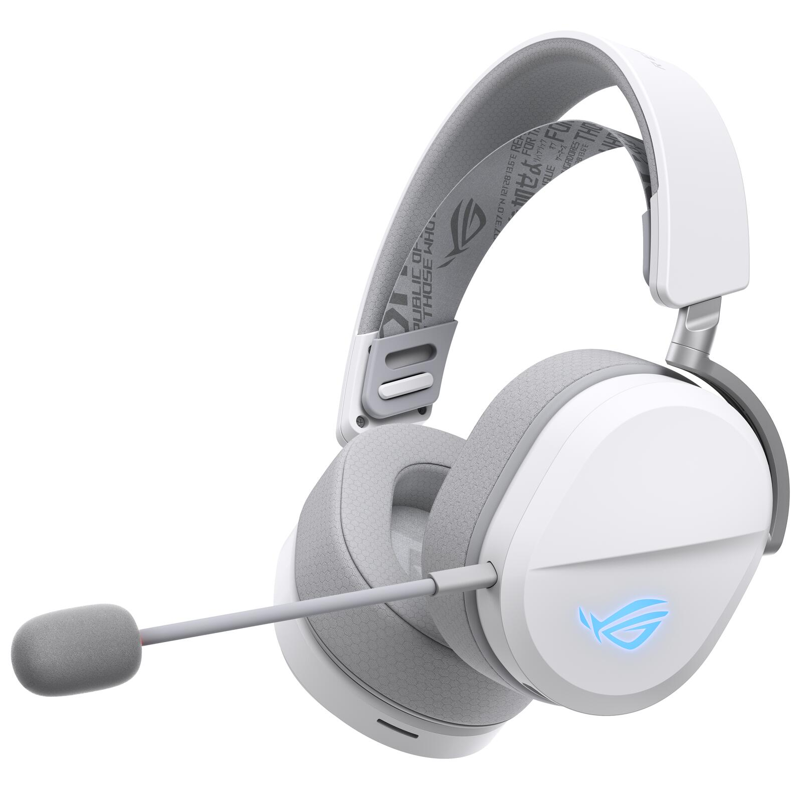 ASUS ROG Pelta White Edition RGB PS5 Uyumlu Gaming Kablolu ve Kablosuz Kulak Üstü Kulaklık Beyaz