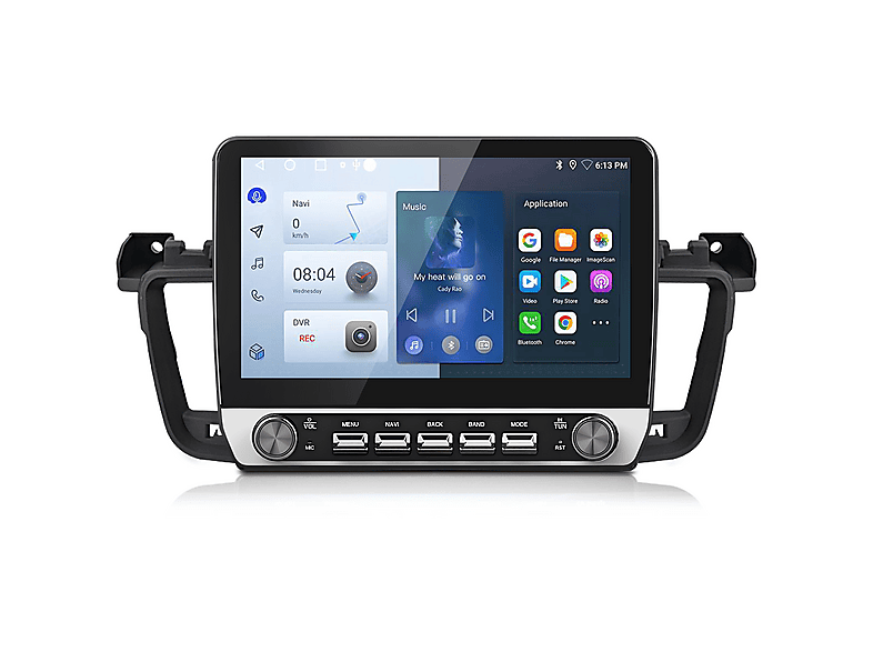 AWESAFE 10.1'' android13 carplay 6+128G Peugeot 508 2011-2018 DAB WIFI ...