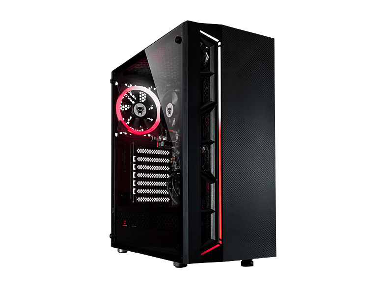 BEASTCOM Q3 | Essential Gaming, Gaming PC mit AMD Ryzen™ 5, 8 GB RAM, 512 GB SSD, AMD, AMD Radeon™ RX Vega 11, Windows 11 Pro