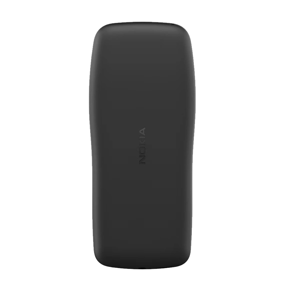 Siyah bir Nokia telefonunun yakın çekimi, NOKIA kelimesi görülebilir. Telefon beyaz bir arka plan üzerine yerleştirilmiştir.