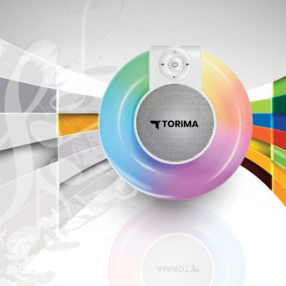 TORIMA D65 RGB Işıklı Kablosuz Bluetooth Hoparlör Beyaz Fiyat