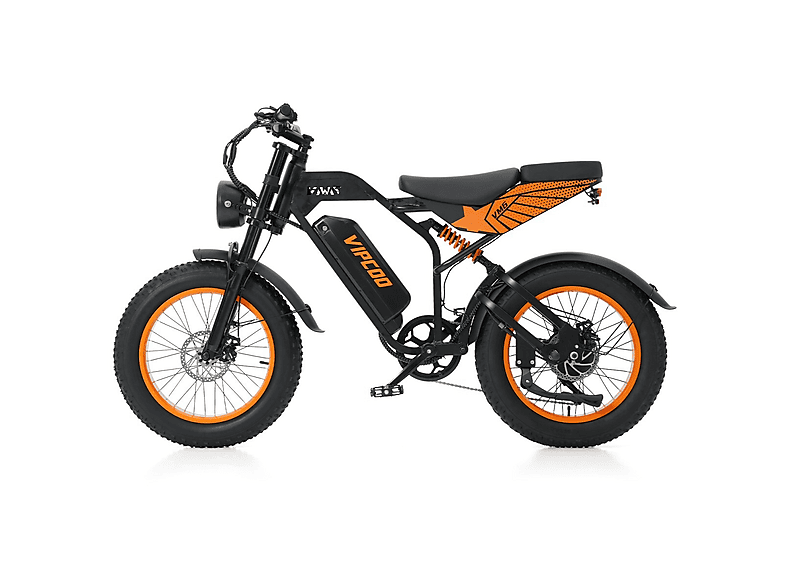 VIPCOO VM6 Citybike (Laufradgröße: 20 Zoll, Unisex-Rad, Schwarz)